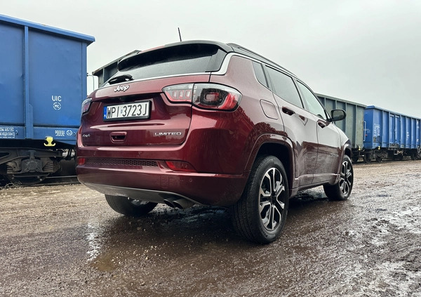 Jeep Compass cena 129000 przebieg: 7800, rok produkcji 2022 z Grajewo małe 211